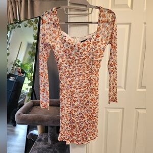 Rouched Bodycon Dress